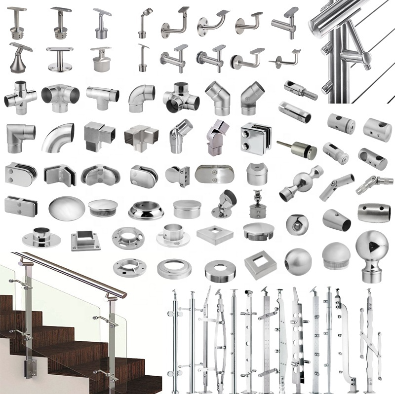 Stainless Steel Elevator Handrail Fittings